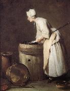 Cleaning maid, Jean Baptiste Simeon Chardin